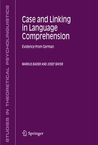 Vorderes Coverbild Case and Linking in Language Comprehension