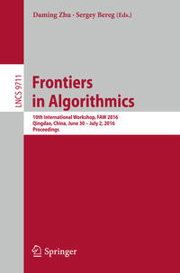Vorderes Coverbild Frontiers in Algorithmics