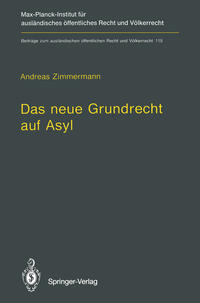 Vorderes Coverbild Das neue Grundrecht auf Asyl