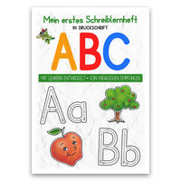 Vorderes Coverbild Mein buntes Kinder-ABC in Druckschrift