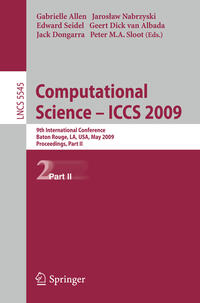 Vorderes Coverbild Computational Science – ICCS 2009