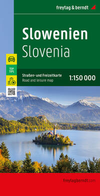 Vorderes Coverbild Slowenien, Straßen- und Freizeitkarte 1:150.000, freytag & berndt