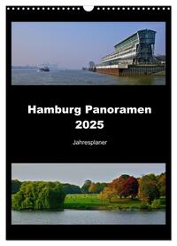 Vorderes Coverbild Hamburg Panoramen 2025 • Jahresplaner (Wandkalender 2025 DIN A3 hoch), CALVENDO Monatskalender