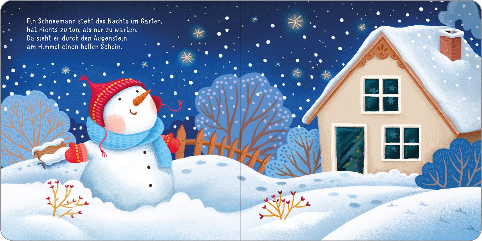 Beispielinhalt (Bild) Frohe Weihnachten, Schneemann!