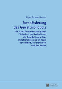 Vorderes Coverbild Europäisierung des Gewaltmonopols