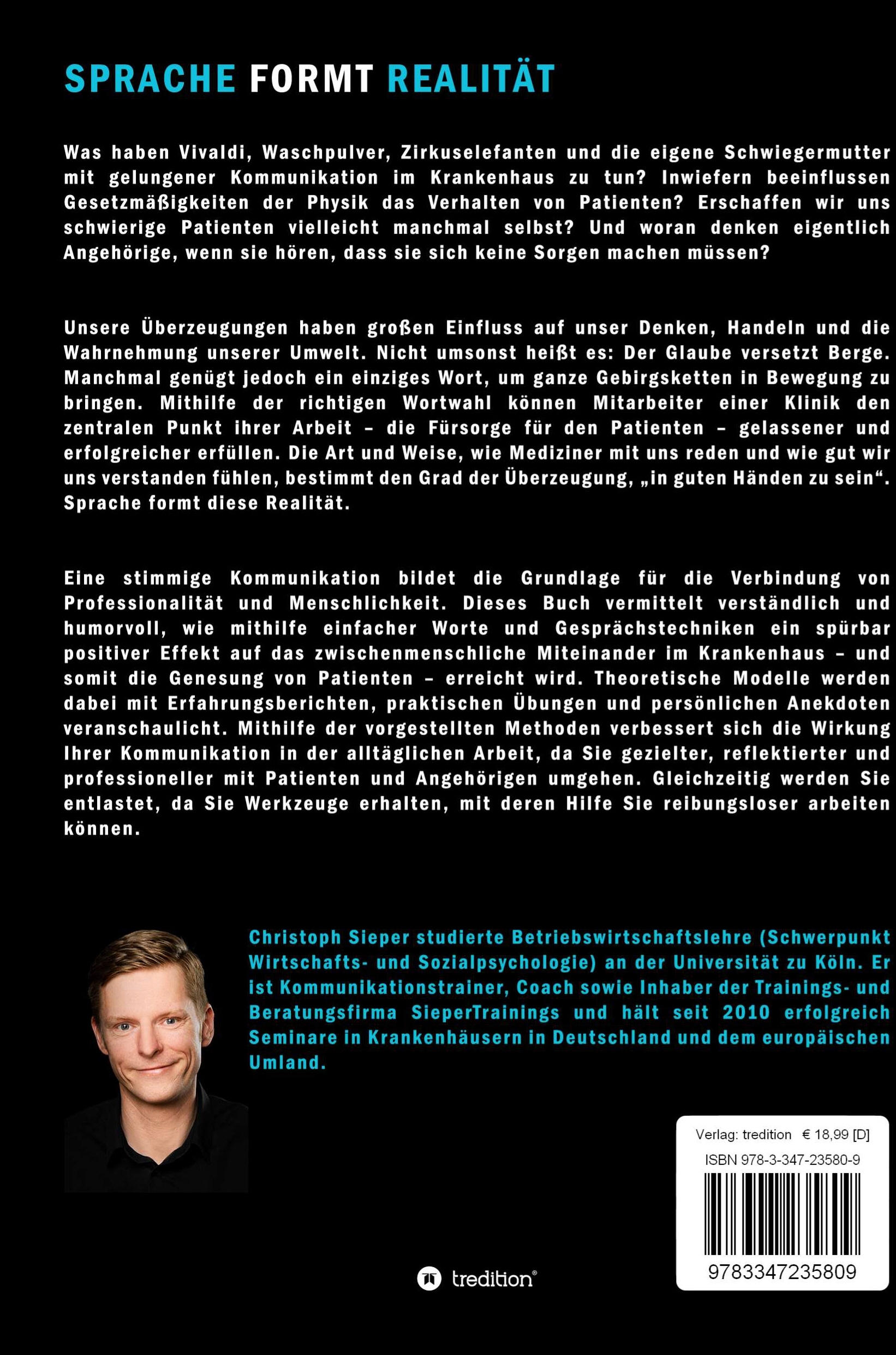 Rückseitencover Sprache formt Realität