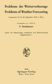 Vorderes Coverbild Probleme der Wettervorhersage / Problems of Weather Forecasting