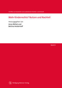 Vorderes Coverbild Mehr Kinderrechte? Nutzen und Nachteil
