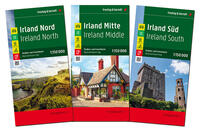 Vorderes Coverbild Irland, Straßen- und Freizeitkarten-Set 1:150.000, freytag & berndt