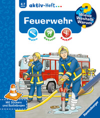 Vorderes Coverbild Wieso? Weshalb? Warum? aktiv-Heft - Feuerwehr