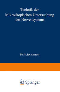 Vorderes Coverbild Technik der mikroskopischen Untersuchung des Nervensystems