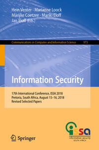Vorderes Coverbild Information Security