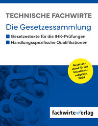 Vorderes Coverbild Technische Fachwirte - Gesetzessammlung