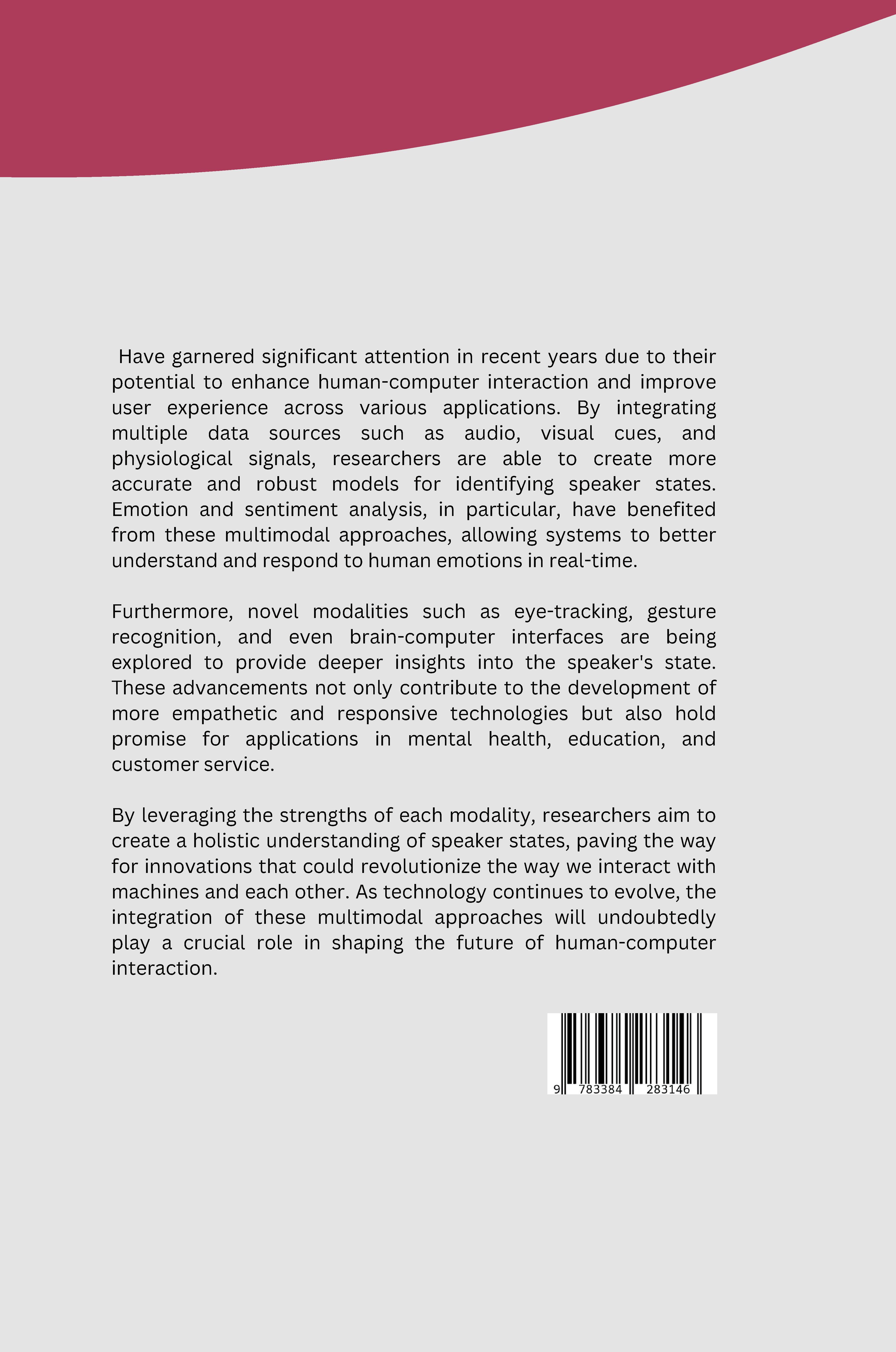 Rückseitencover Innovations in Speaker State Identification: Beyond Emotion to Humor, Charisma, and More