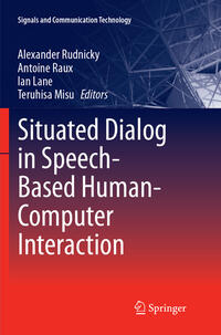 Vorderes Coverbild Situated Dialog in Speech-Based Human-Computer Interaction