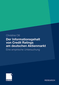Vorderes Coverbild Der Informationsgehalt von Credit Ratings am deutschen Aktienmarkt