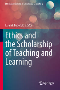 Vorderes Coverbild Ethics and the Scholarship of Teaching and Learning