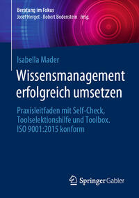 Vorderes Coverbild Wissensmanagement erfolgreich umsetzen