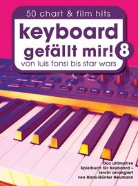 Vorderes Coverbild Keyboard gefällt mir! 50 Chart und Film Hits - Band 8