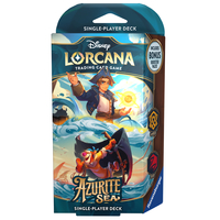 Vorderes Coverbild Disney Lorcana TCG: Azurite Sea - Amber and Ruby Deck (Englisch)