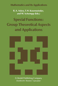 Vorderes Coverbild Special Functions: Group Theoretical Aspects and Applications
