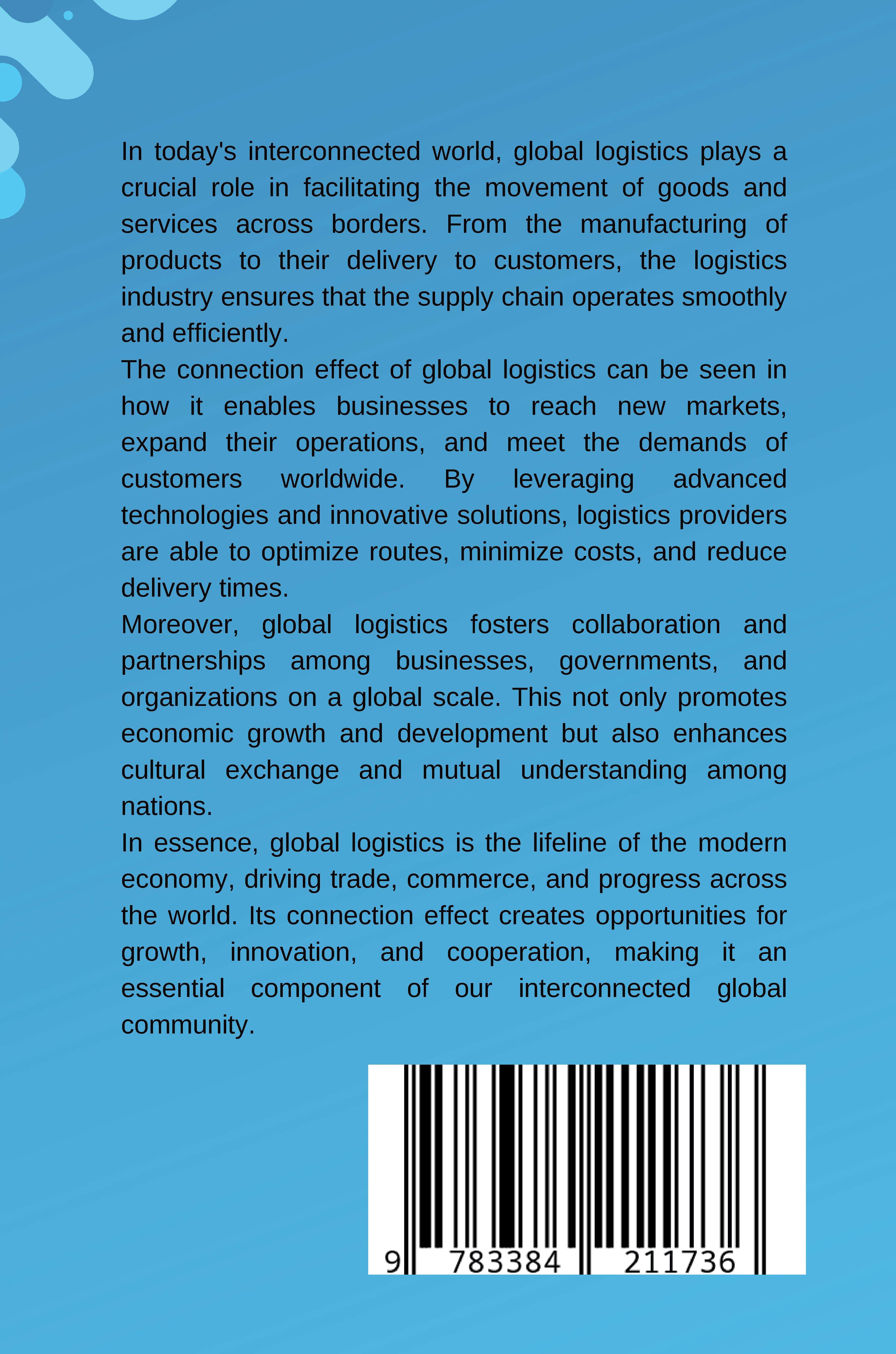 Rückseitencover Global Logistics: The Connection Effect