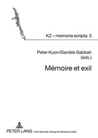 Vorderes Coverbild Mémoire et exil