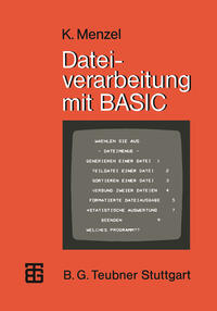 Vorderes Coverbild Dateiverarbeitung mit BASIC