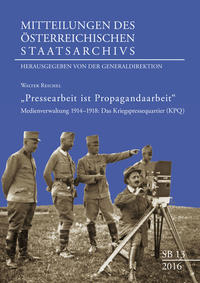 Vorderes Coverbild "Pressearbeit ist Propagandaarbeit"