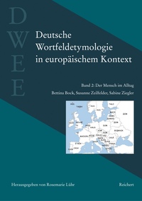 Vorderes Coverbild Deutsche Wortfeldetymologie in europäischem Kontext (DWEE)