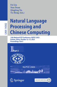 Vorderes Coverbild Natural Language Processing and Chinese Computing
