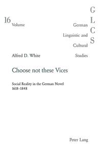 Vorderes Coverbild Choose not these Vices