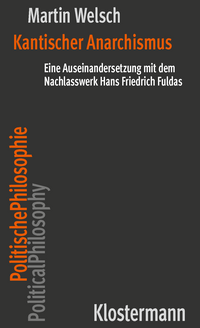 Vorderes Coverbild Kantischer Anarchismus