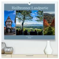 Vorderes Coverbild Heilbronner Landpartie (hochwertiger Premium Wandkalender 2026 DIN A2 quer), Kunstdruck in Hochglanz
