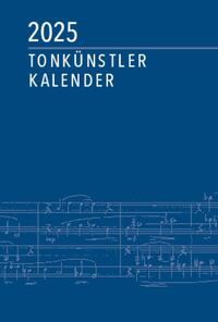 Vorderes Coverbild Tonkünstler-Kalender 2025