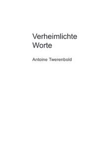 Vorderes Coverbild Verheimlichte Worte