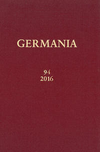 Vorderes Coverbild GERMANIA 94/2016