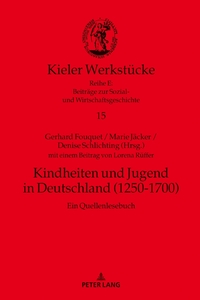 Vorderes Coverbild Kindheiten und Jugend in Deutschland (1250-1700)