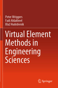 Vorderes Coverbild Virtual Element Methods in Engineering Sciences