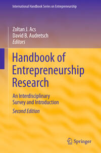 Vorderes Coverbild Handbook of Entrepreneurship Research