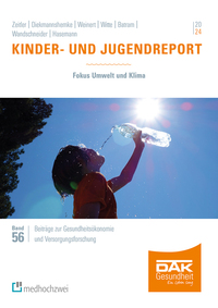 Vorderes Coverbild Kinder- und Jugendreport 2024