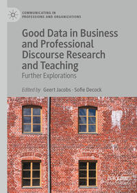 Vorderes Coverbild Good Data in Business and Professional Discourse Research and Teaching