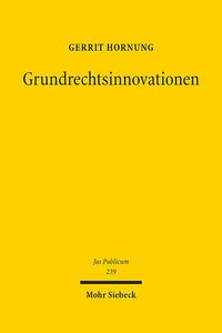 Vorderes Coverbild Grundrechtsinnovationen