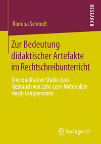 Vorderes Coverbild Zur Bedeutung didaktischer Artefakte im Rechtschreibunterricht