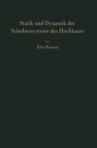 Vorderes Coverbild Statik und Dynamik der Scheibensysteme des Hochbaues