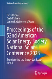 Vorderes Coverbild Proceedings of the 52nd American Solar Energy Society National Solar Conference 2023