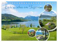 Vorderes Coverbild Es is so schee am Tegernsee (Tischkalender 2025 DIN A5 quer), CALVENDO Monatskalender