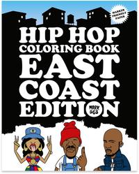 Vorderes Coverbild Hip Hop Coloring Book