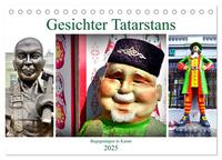 Vorderes Coverbild Gesichter Tatarstans - Begegnungen in Kasan (Tischkalender 2025 DIN A5 quer), CALVENDO Monatskalender