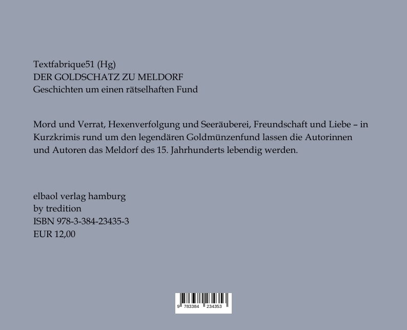 Rückseitencover Der Goldschatz zu Meldorf